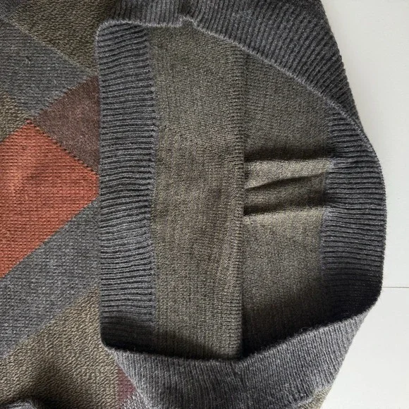 VTG Serafini‎ 100% Acrylic Abstract Men's Sweater Size XL - Picture 4 of 9